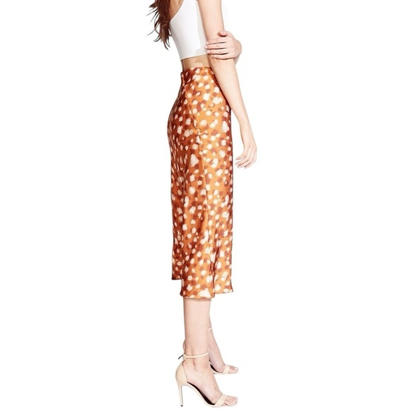 NWOT Bardot Mayah Spliced Skirt In Sketchspot SZ XS - Picture 1 of 6